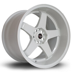 Jante Rota GTR-D 18x12" 5x114.3 ET20, Blanc