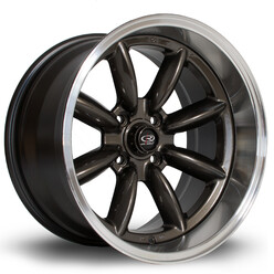 Jante Rota RB-X 17x9.5" 4x114.3 ET-19, Gunmetal