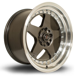 Jante Rota Kyusha 17x9" 5x114.3 ET0, Gunmetal