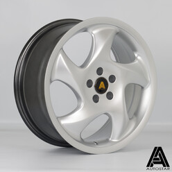 Jante Autostar Twist 17x7.5" 5x100 ET35, Gris Argenté