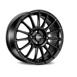 Jante OZ Superturismo LM 18x8" 5x120 ET50, Noir Mat, Lettres Grises