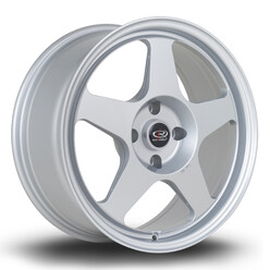 Jante Rota Slipstream 17x7.5" 4x108 ET25, Gris Argenté