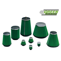 Filtre à air Green conique entrée Diam 70/Cone 120x75/Haut 130 (P011)