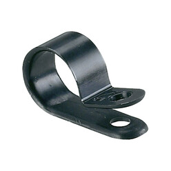 Colliers de fixation (pontet rond) plastique diamètre 5mm 100 pcs