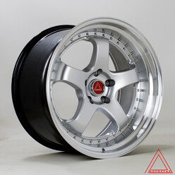 Jante Autostar GT5R 19x10.5" 5x114.3 ET22, Gris Argenté / Poli