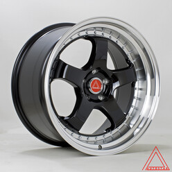 Jante Autostar GT5R 19x10.5" 5x114.3 ET22, Noir Brillant