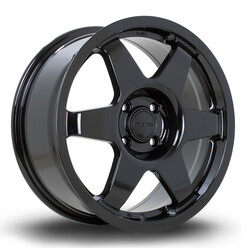 Jante Rota Sprint 17x7.5" 4x108 ET42, Noir Brillant