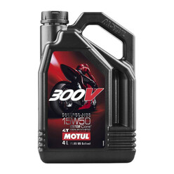 Huile Moto Motul 300V 4T FL Road Racing 15W50 (4L)