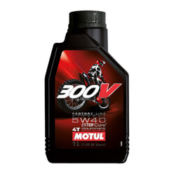 Huile Moto Motul 300V 4T FL Off Road 5W40 (1L)