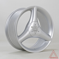 Autostar MP3 17x8" 5x100/120 ET30, Gris Argenté