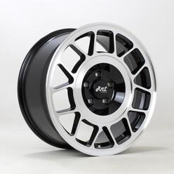 Rota Snowflake 18x8.5" 5x112 ET45, Gris Argenté & Noir