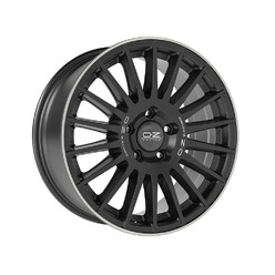 OZ Rally Desert 18x8" 5x112 ET35, Noir Mat Bord Poli