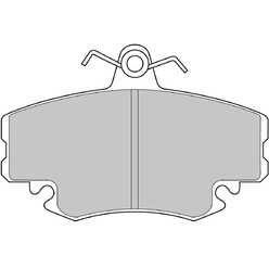 Plaquettes de Freins Avant Ferodo DS Performance pour Peugeot 205 GTI & CTI (86-98)